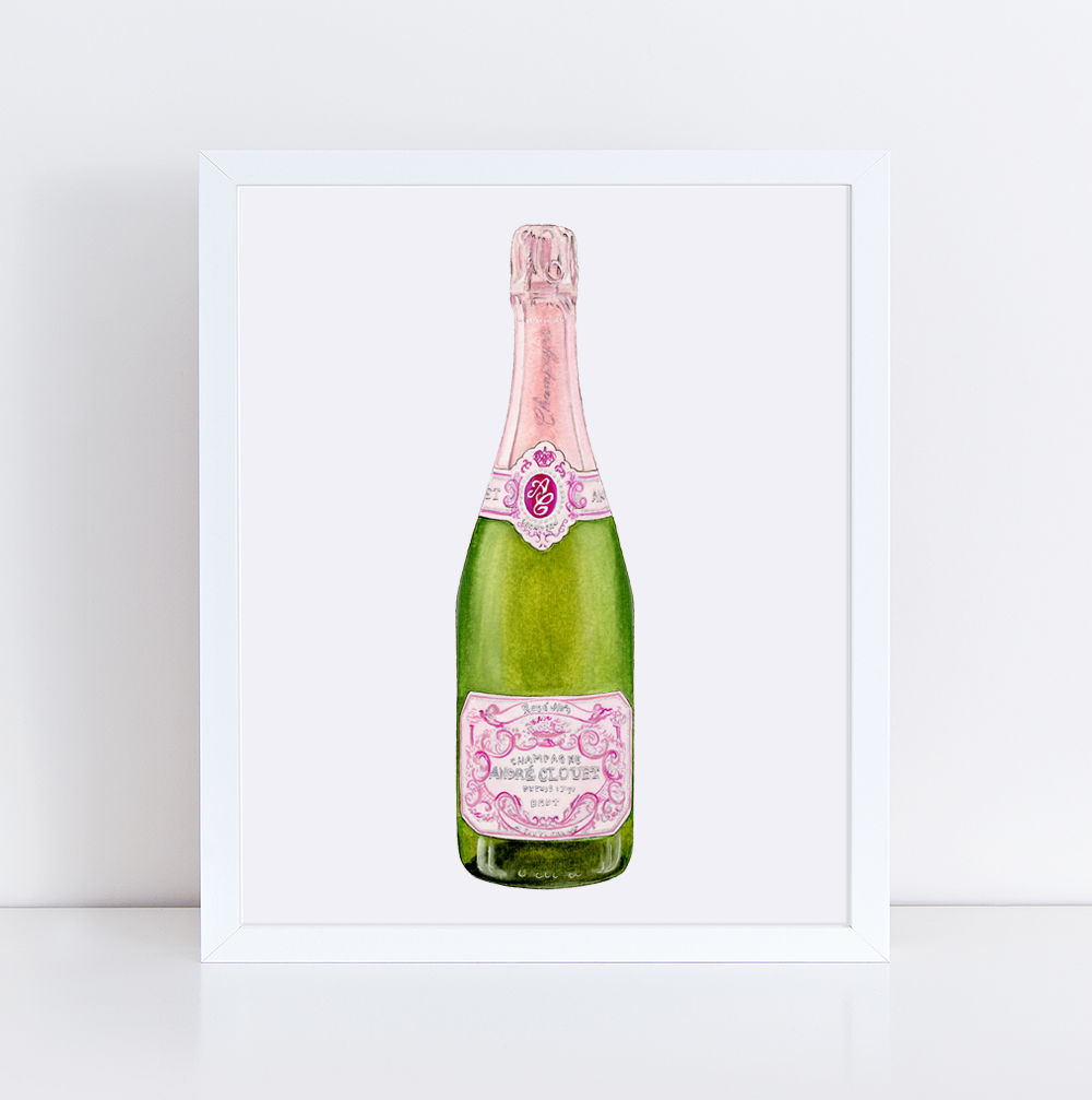 André Clouet Rosé Champagne Bottle