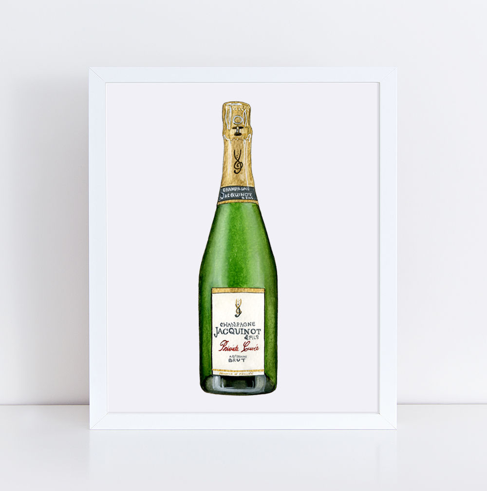 Jacquinot & Fils Champagne Bottle