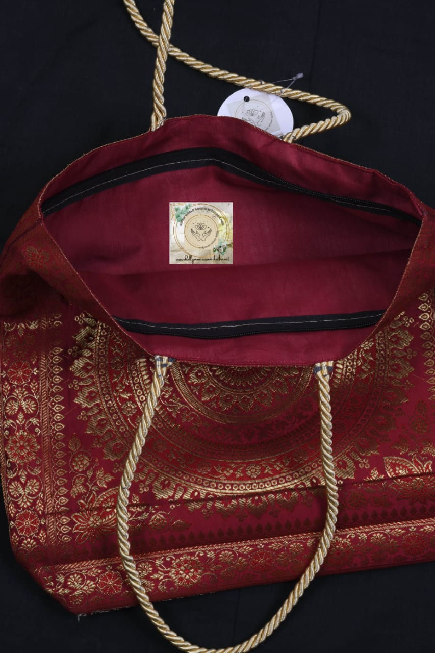 Thumbnail: BEAUTIFUL Handcrafted High Quality Divine Ethnic Carry BAG
