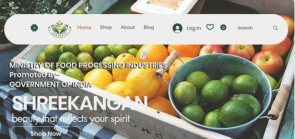 Fresh organic fruits at Shreekangan.
