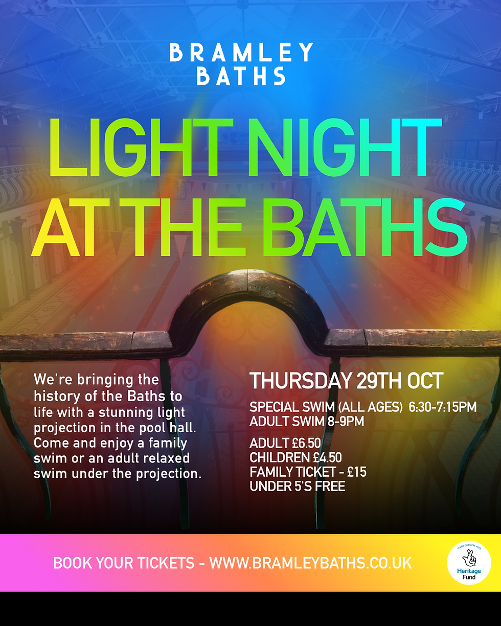Light Night Take over - General Swim: 18:30 - 19:15