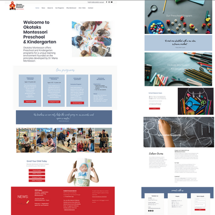 Okotoks Montessori Preschool Website