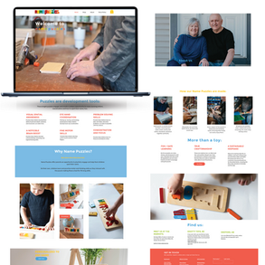 New E-commerce Website for Name Puzzles