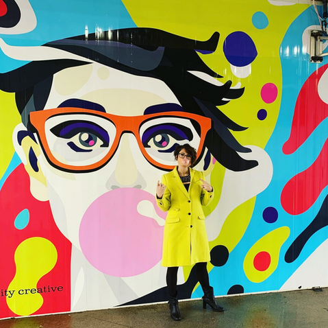 Mural Design Womans Face