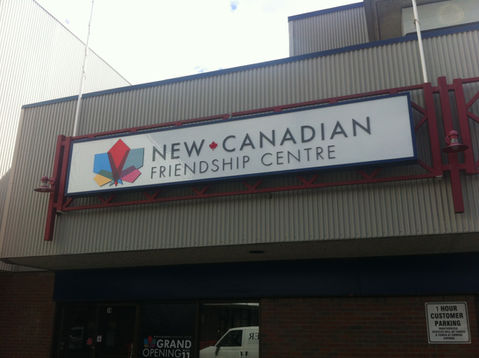 New Canadian Friendship Centre Sign Box Panel Updates