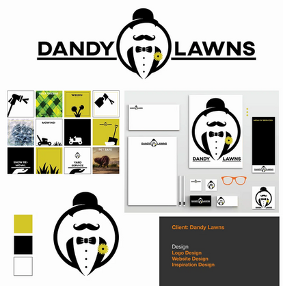 Dandy Lawns Log Design