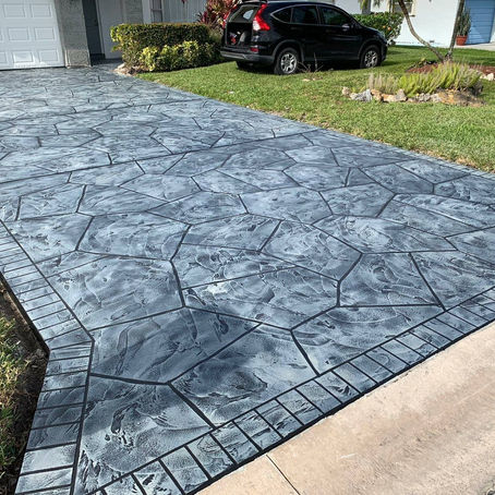 Stamped Concrete Driveways and Sidewalks: A Guide to Beauty and Durability