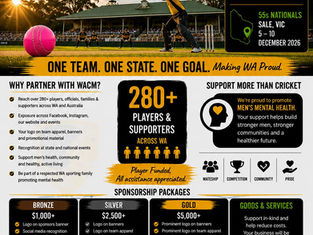 Mens Over 50s and 55s Sponsorship Opportunities