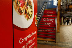 Eat24 Grand Central Station Takeover