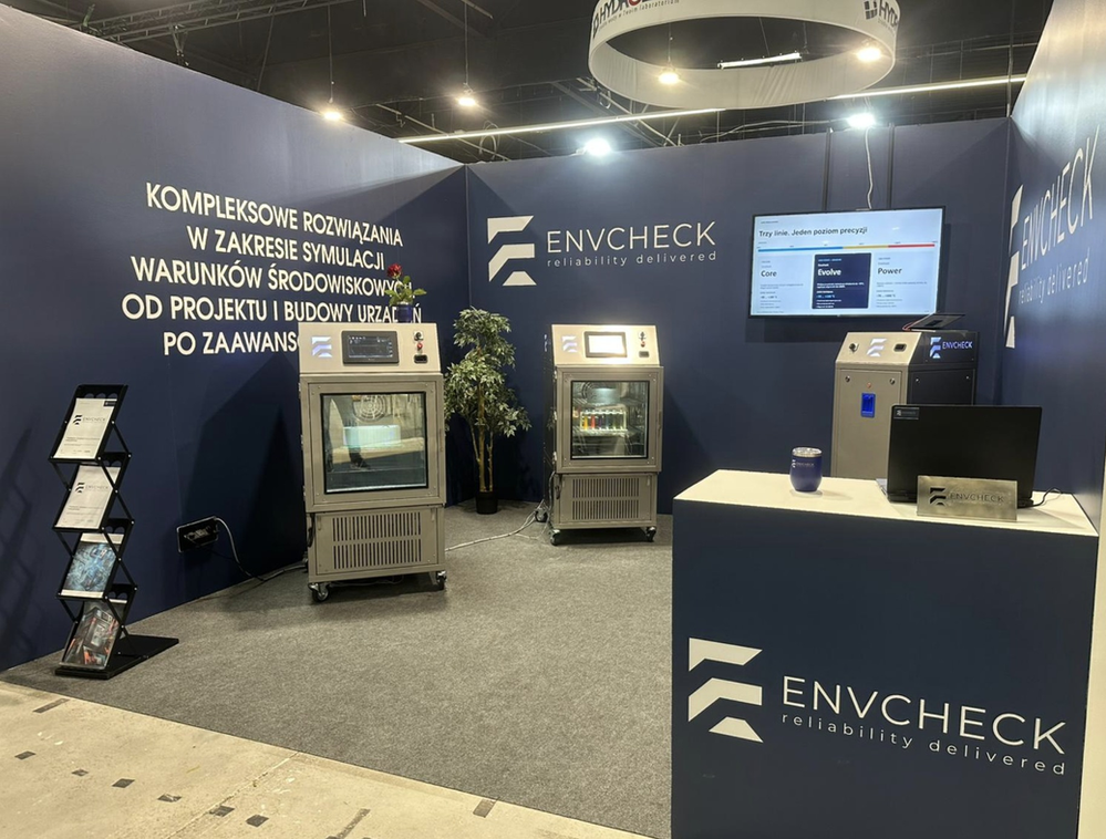 Odwiedź Envcheck na Targach Labotech 2026 – premiera Envcheck Pure i mobilne komory klimatyczne serii Core.