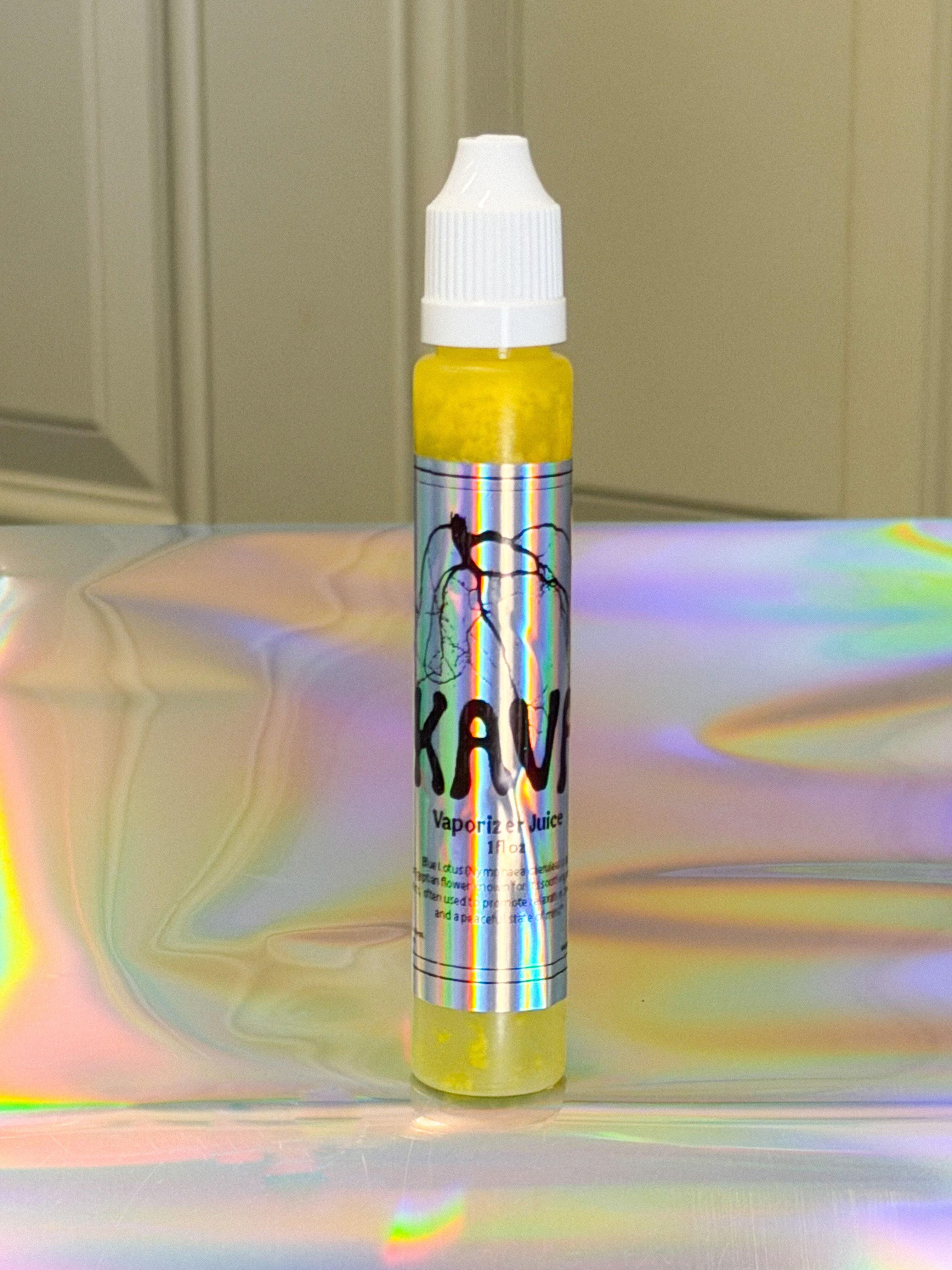 Yellow Kava Extract Infusion Juice tube with white cap