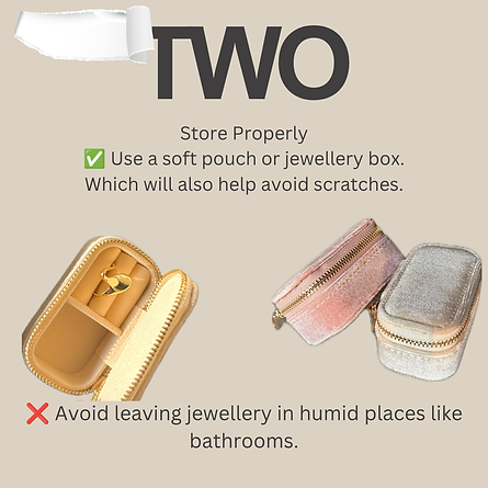 store your jewellery in our jewellery storage