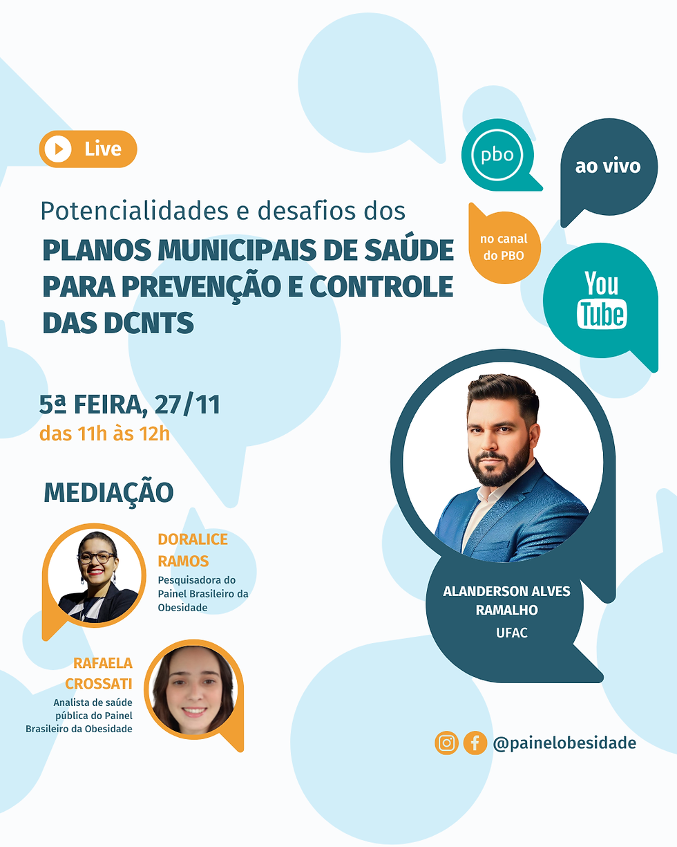 PBO - Potencialidades e Desafios dos Planos Municipais de Saúde para Prevenção e Manejo das CCNTs