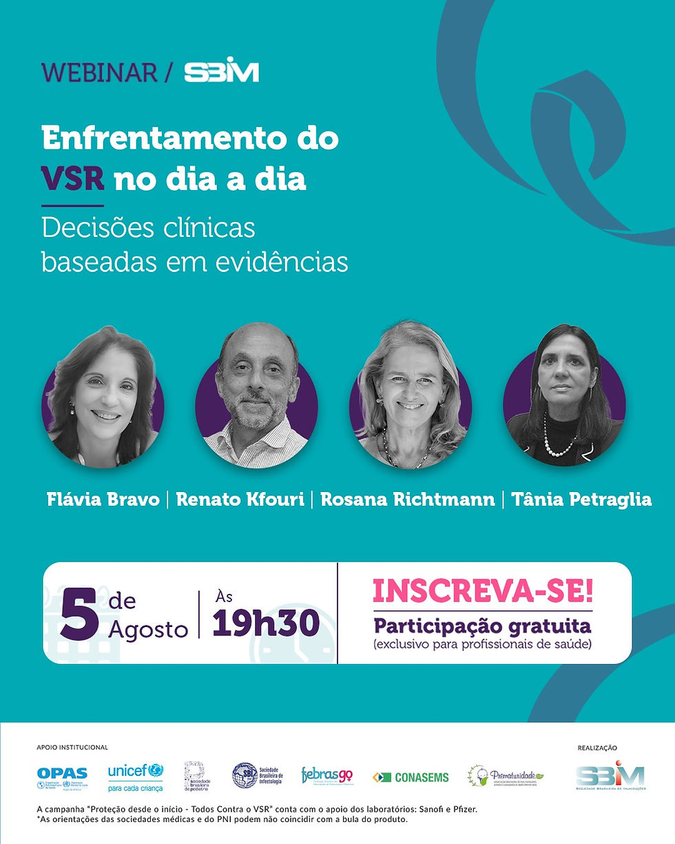 SBIm - Enfrentamento do VSR no Dia a Dia: Decisões Clínicas Baseadas em Evidências