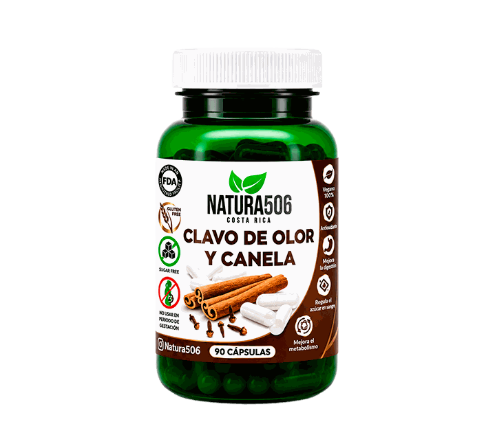 Clavo de Olor y Canela 90 Cápsulas