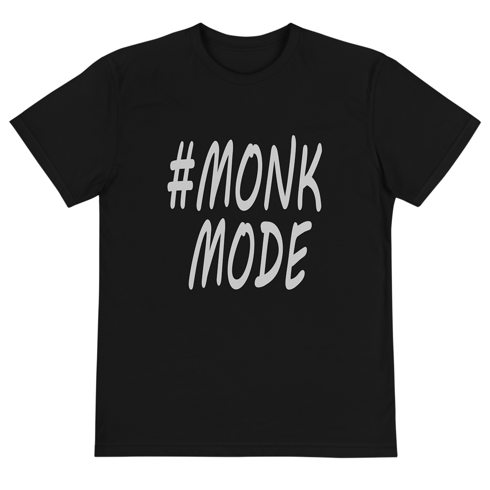 Thumbnail: " Monk Mode" Men Black T Shirt