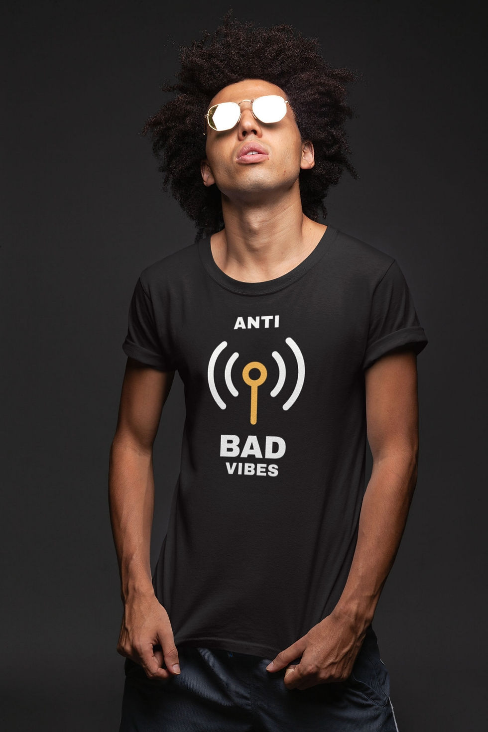 Thumbnail: "Anti Bad Vibes" Premium Men's T-Shirt