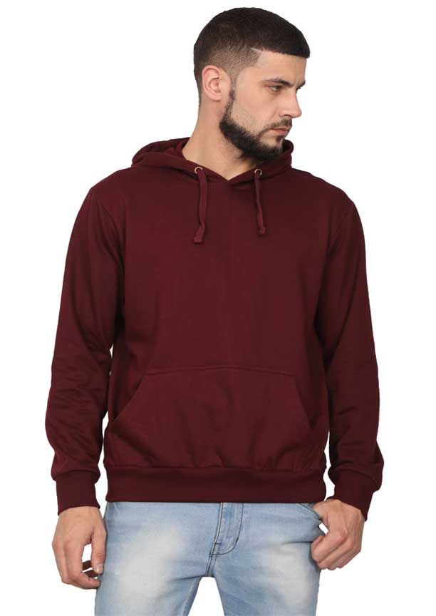 Men's Premium Maroon Hoodie