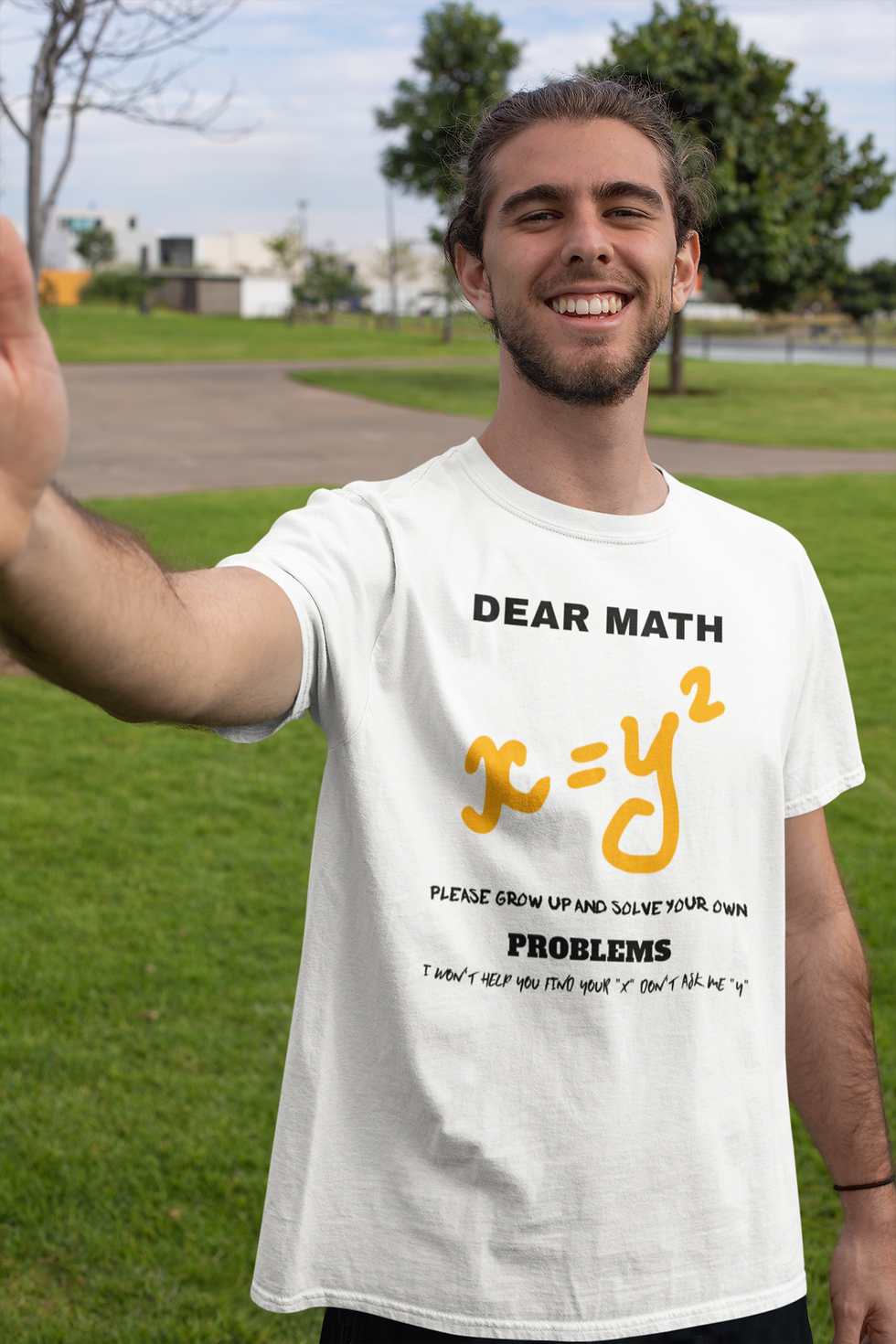 Thumbnail: "Dear Math"Premium Men's T-Shirt