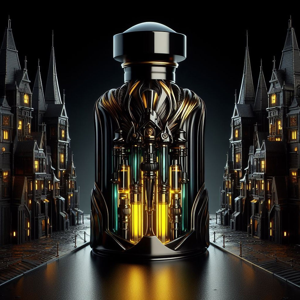 Miniature : Perfumes bottles / Gothic
