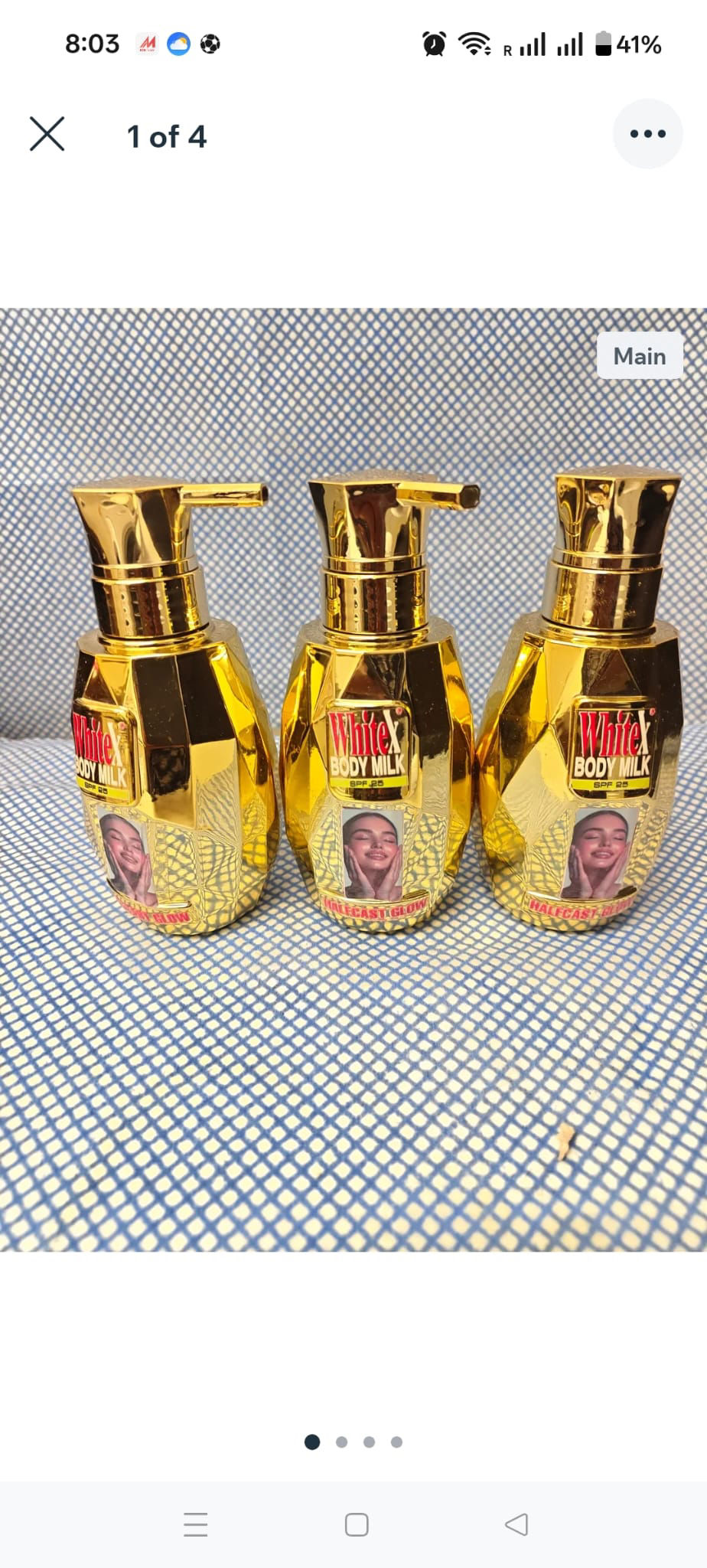 1Pc White X Body Lotion