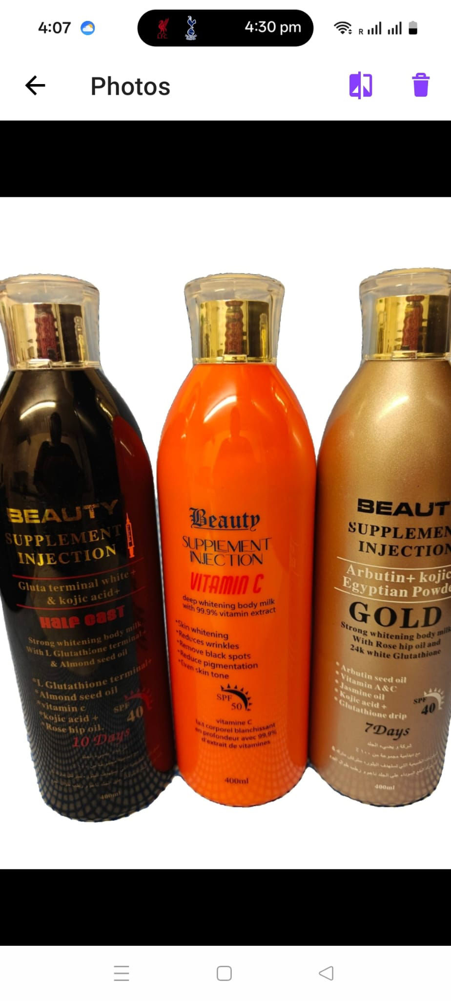 1Pc Beauty Supplement Body Lotions