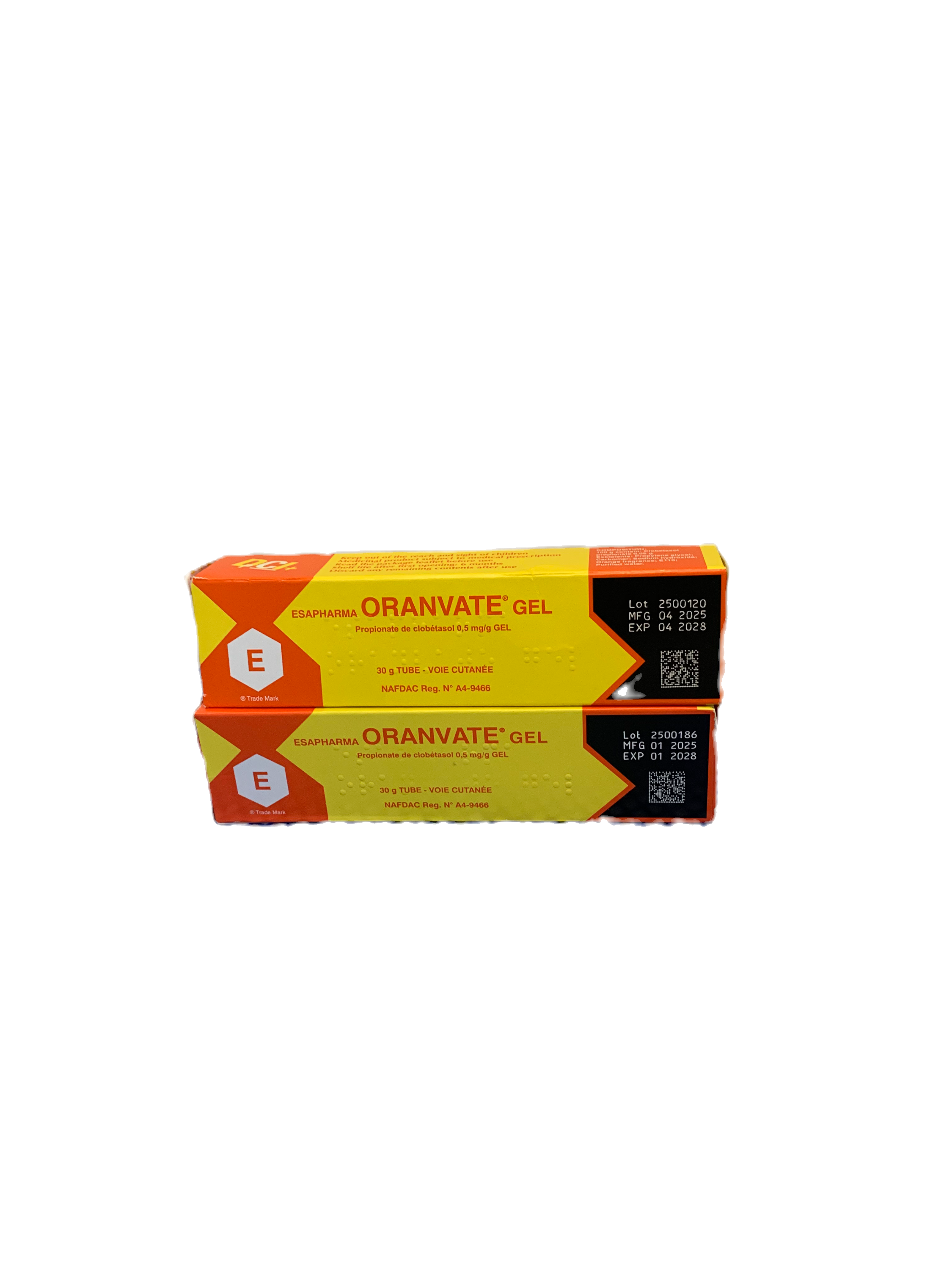 3Pcs Orangevate Tube cream