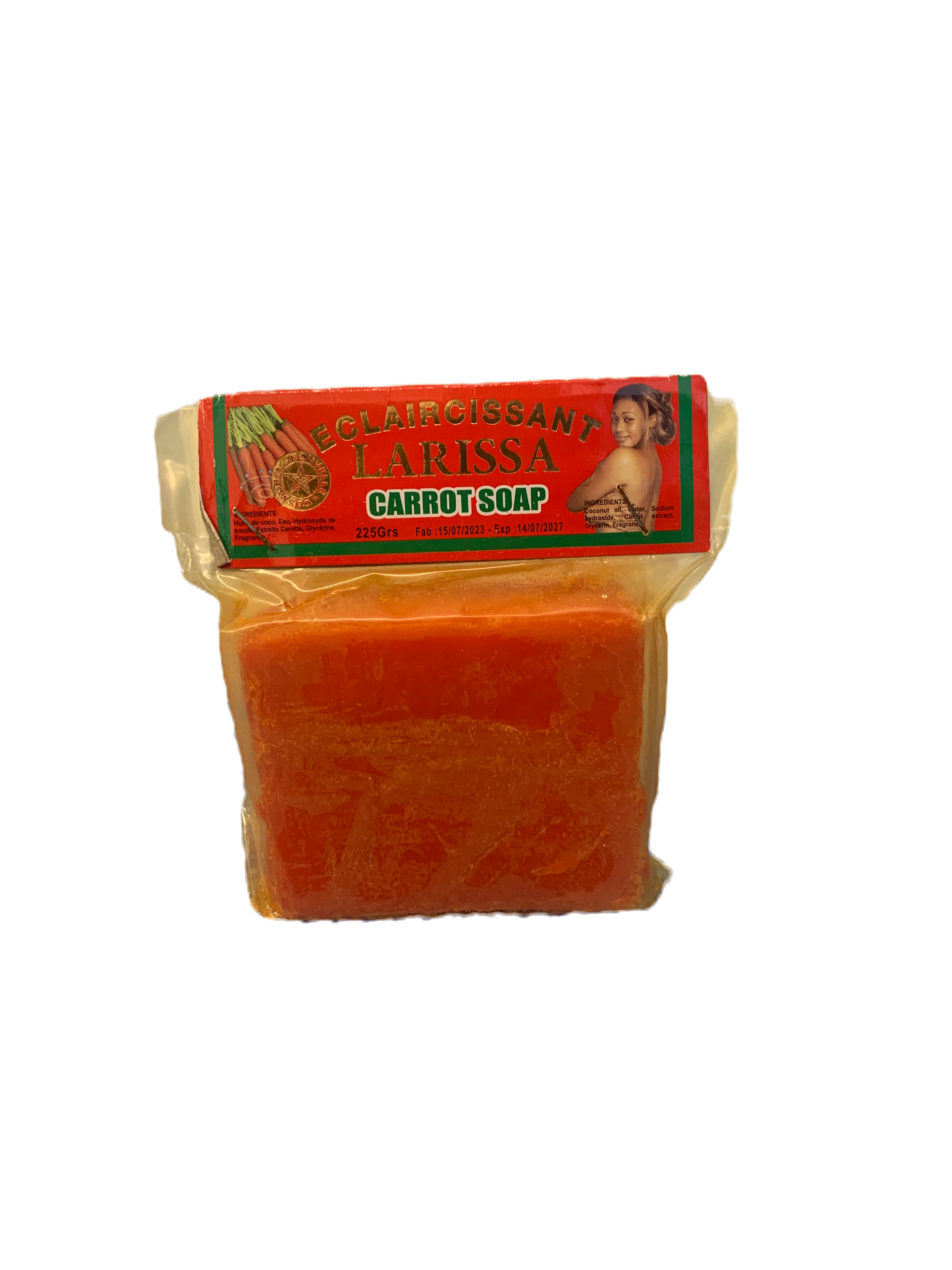3Pcs Larissa Carrot Soap/Body Oil