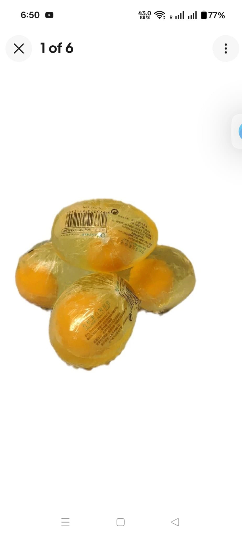 3Pcs Glutathione Egg Yolk Face Soap