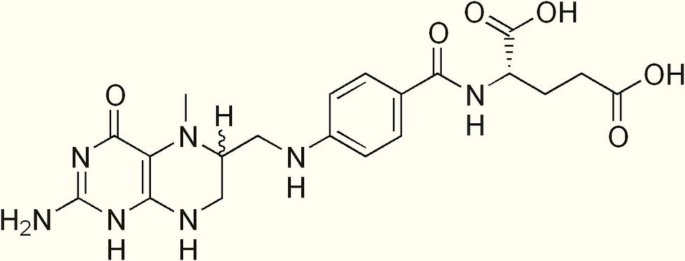 Methylfolate molecule