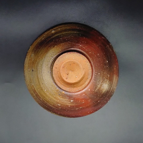 金重陶陽 作 備前平茶碗 銘 有馬山 | 株式会社 杉江美術店 Sugie Art