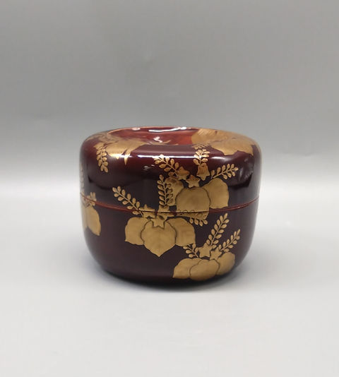 鳳斎 作 桐鳳凰蒔絵竹平棗 | 株式会社 杉江美術店 Sugie Art