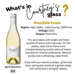 What's In Courtney's Glass? - Apr Pick