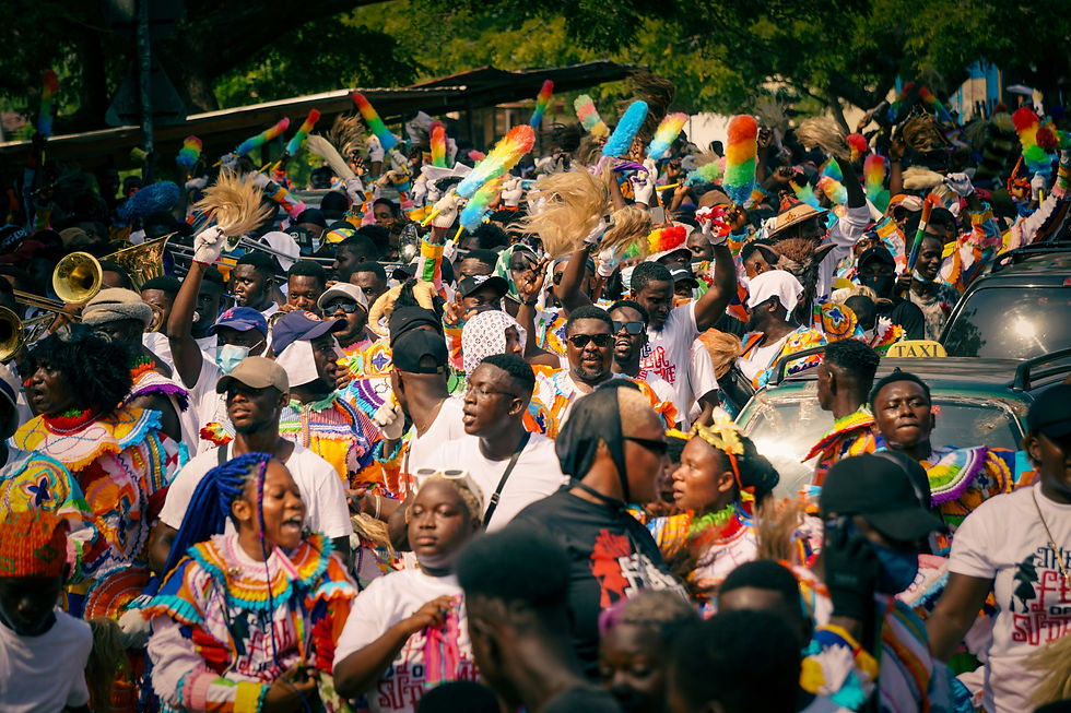 Celebrating Ghanaian People In the Streets
