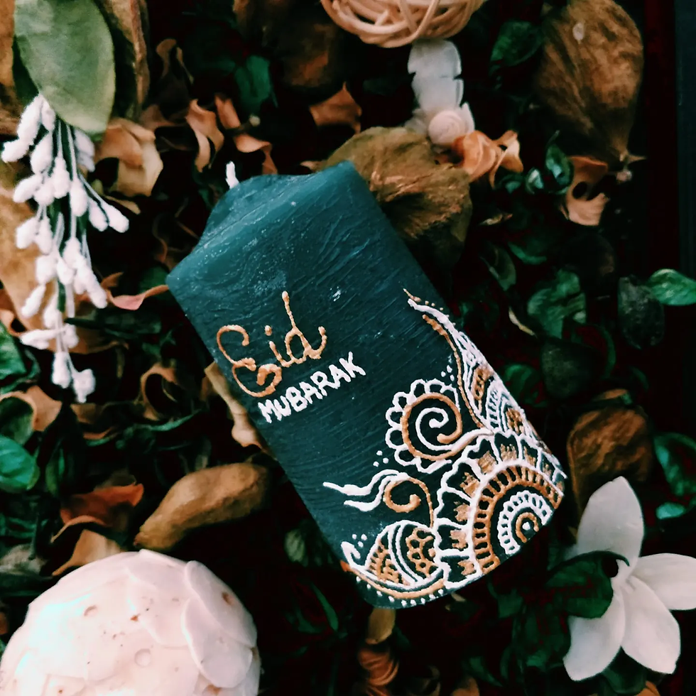 Thumbnail: Mendhi Pillar Candles