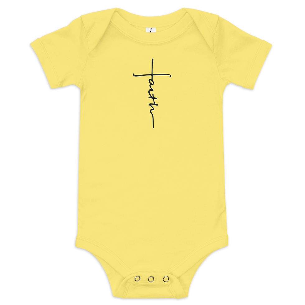 Thumbnail: Faith | Baby short sleeve one piece