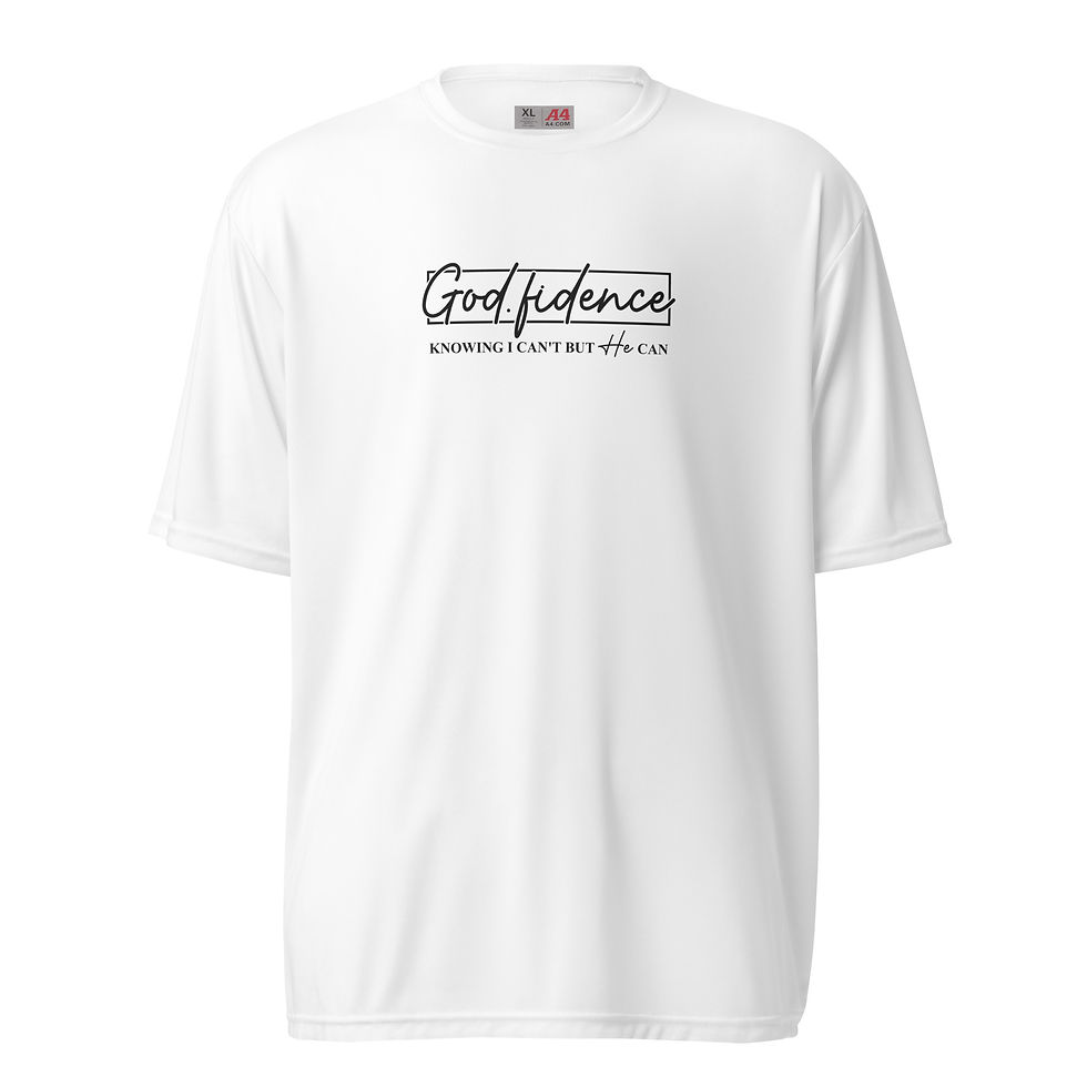 Thumbnail: God-Fidence | Unisex performance crew neck t-shirt