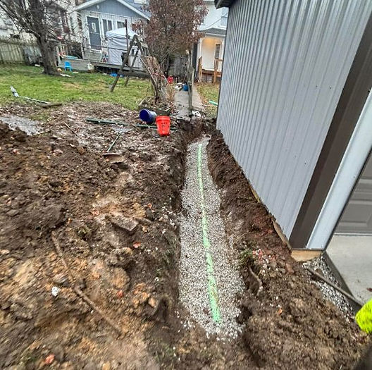 Sewer and Water Line Excavation in Pickerington, OH