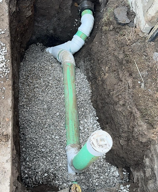 Sewer and Water Line Excavation in Pickerington, OH