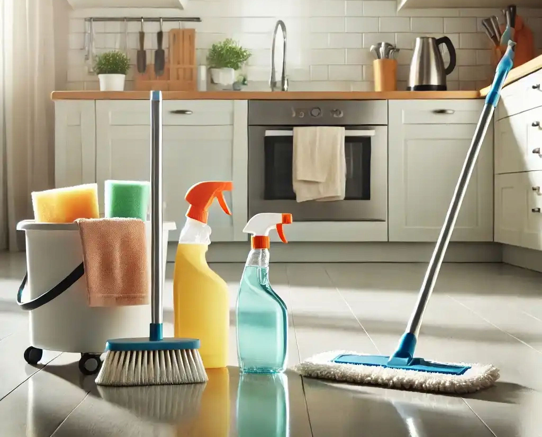 Housekeeping with team of 2 for 3 hours.