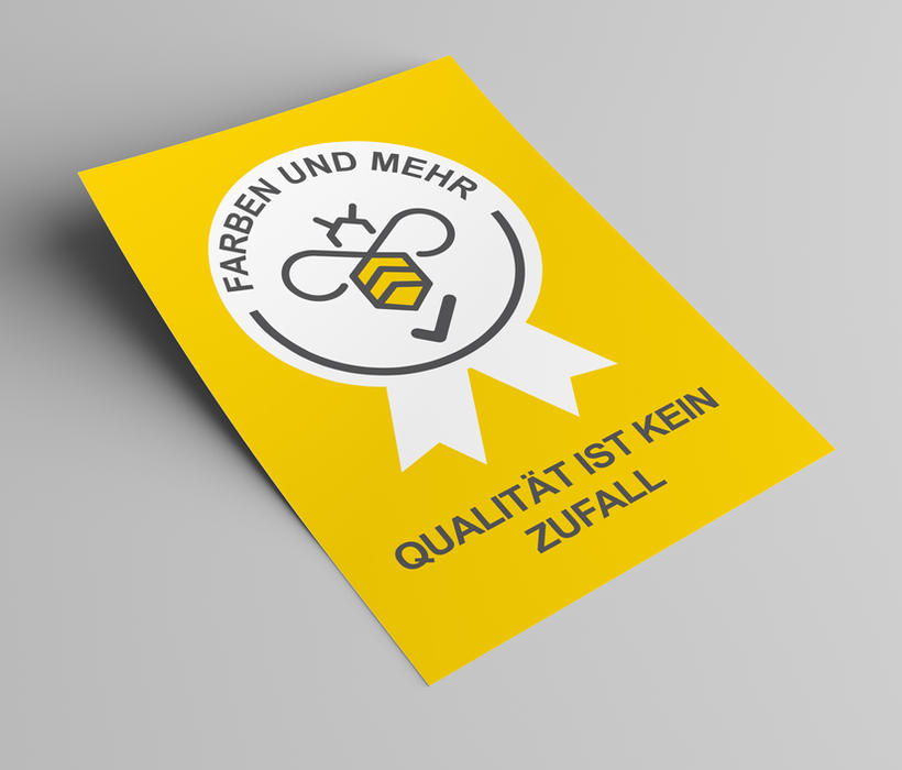 Flyer für Farben und mehr Bremen