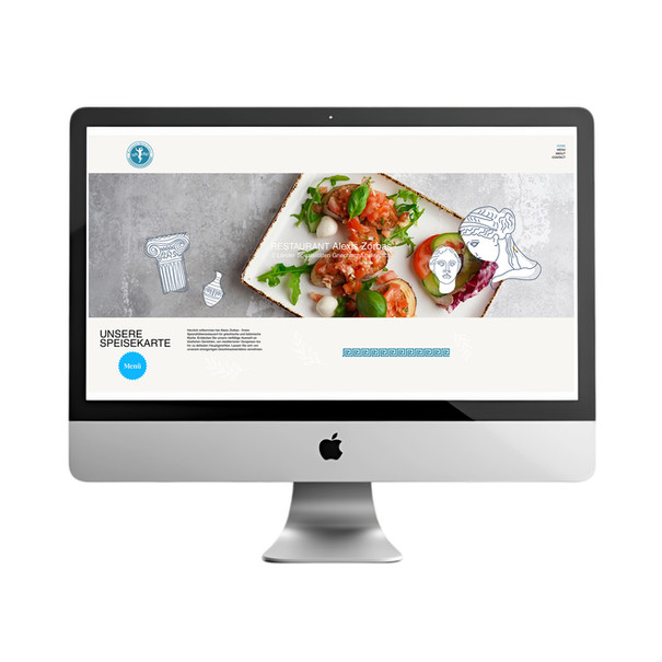 Webdesign für Alexis Zorba Restaurant in Weyhe – moderne Gastronomie-Website