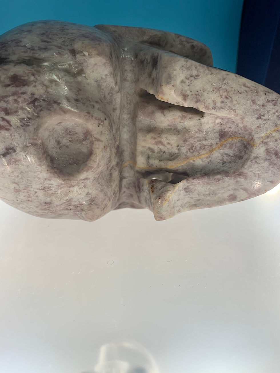 Thumbnail: Large pink tourmaline skull