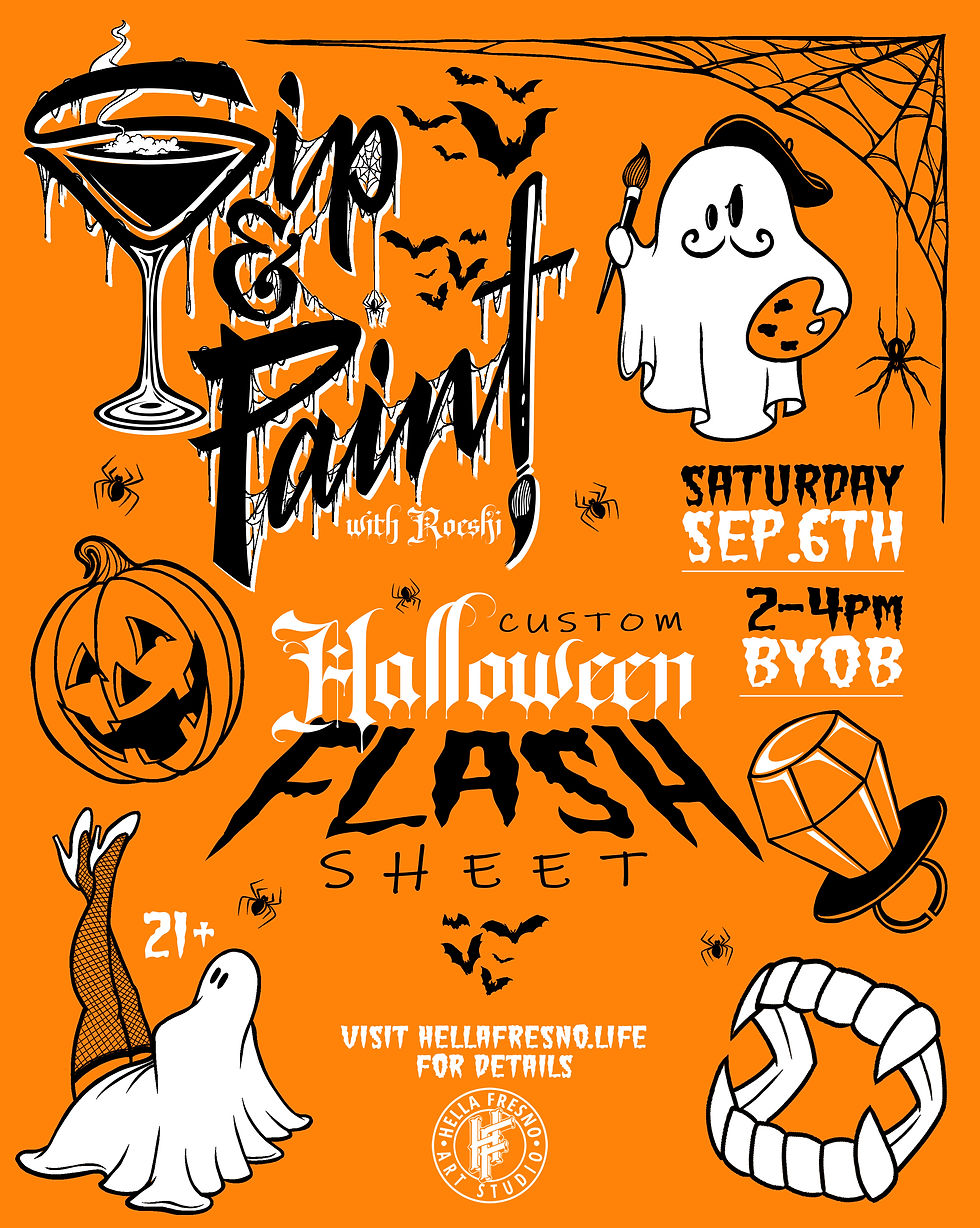 Sip & Paint Halloween Edition