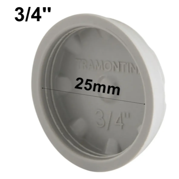 Miniatura: Tampão para Condulete Múltiplo 3/4" Tramontina - Vedação e Segurança