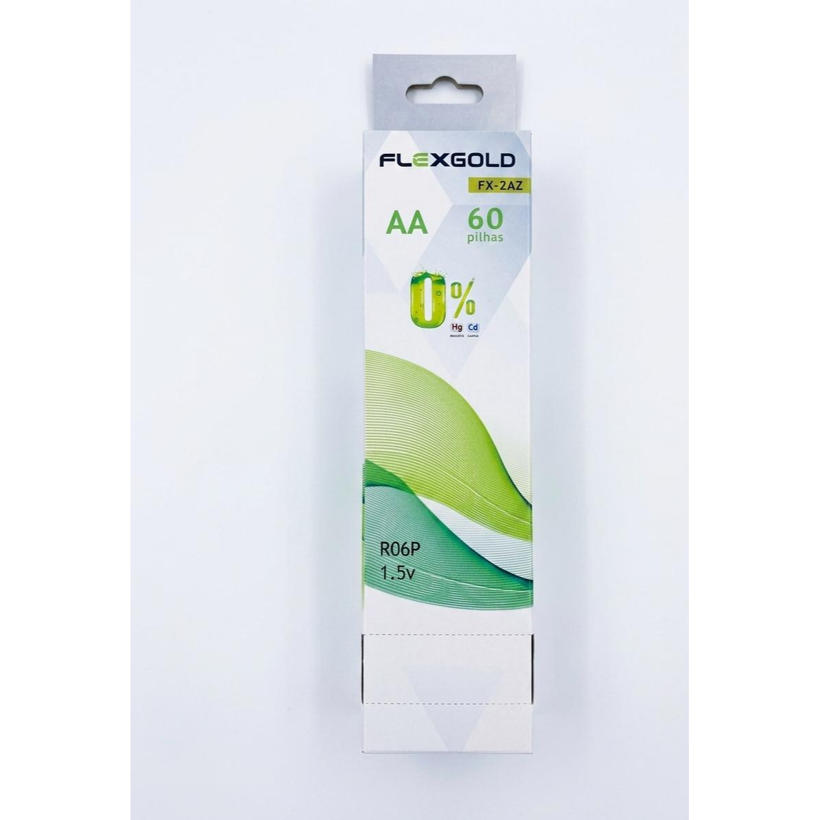 Kit 60 Pilhas AA FlexGold FX-2AZ