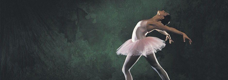 ballerina girl dancing with darkness analogy for mental health
