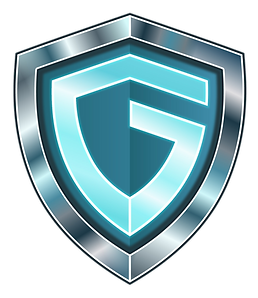 The official Grass Guard logo icon, featuring a protective blue shield with a letter G.