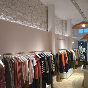 Picobello déco peinture plâtrerie boutique béton ciré stuc stucco mulhouse, boutique La petite étoile, k-way, replay, eden park