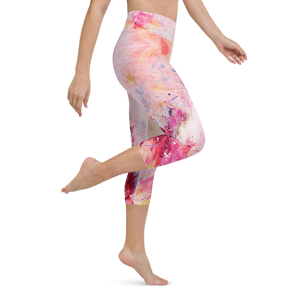 Miniature : art-design-leggings-capri-rose-gebs-artiste-designer